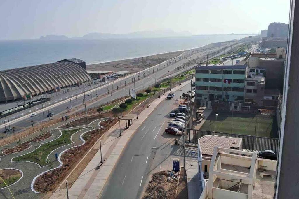 Apartamento De Estreno Con Balcon Frente Al Mar. Lima Ngoại thất bức ảnh